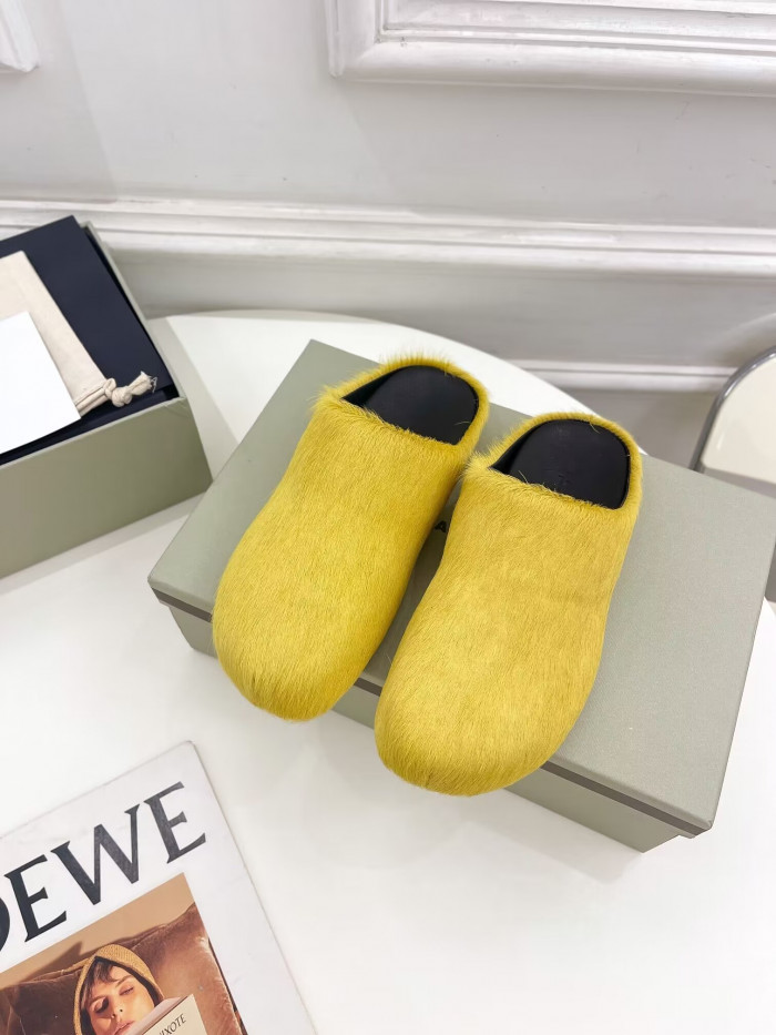 marni mules yellow