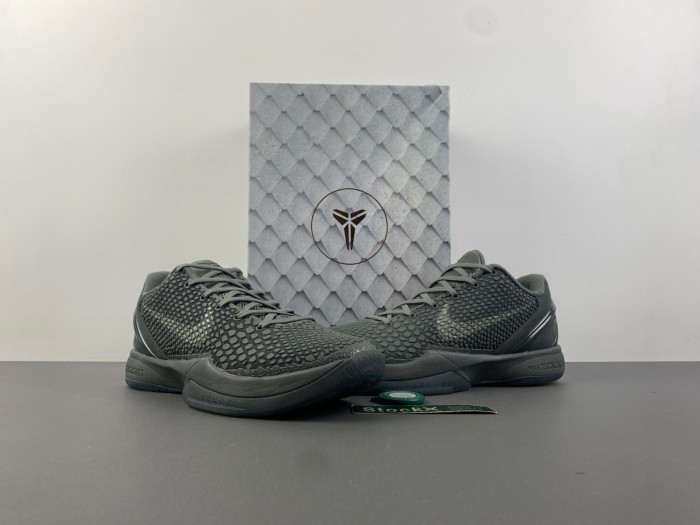 nike kobe 6 black mamba collection fade to black-869457-007