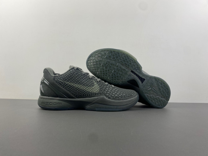 nike kobe 6 black mamba collection fade to black-869457-007