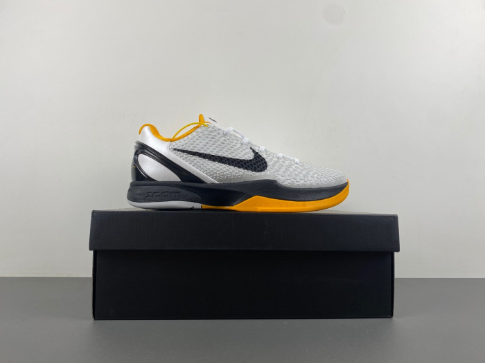 kobe 6 protro playoff pack white del sol-cw2190-100